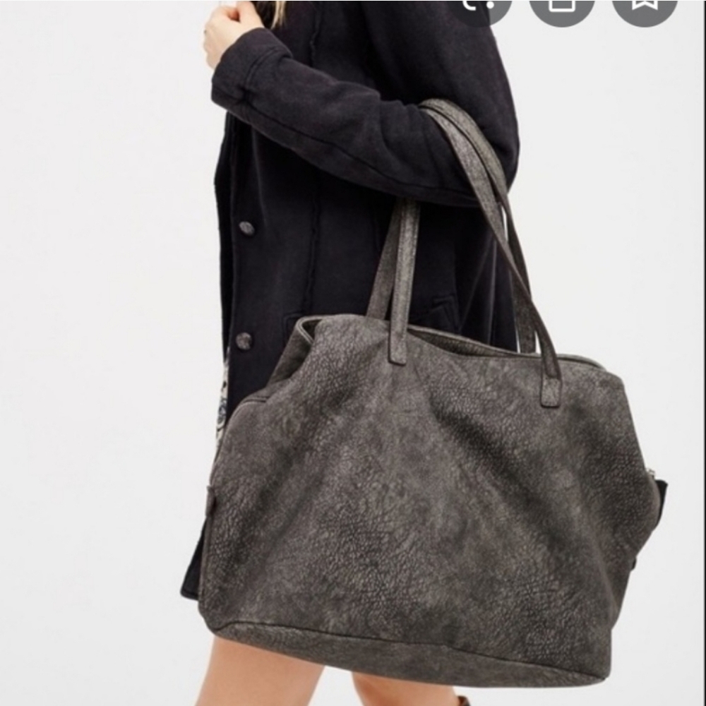 Free People vegan leather tote